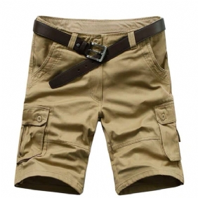 Zomer Werkkleding Shorts Heren Dunne Sectie Vijf Puntzakken Losse Casual