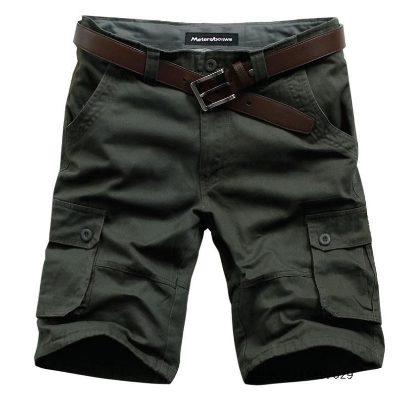 Zomer Werkkleding Shorts Heren Dunne Sectie Vijf Puntzakken Losse Casual