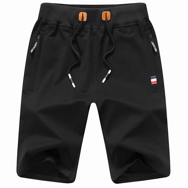 Zomerse Grote Maten Shorts Heren Sport Katoen Strand Gebreid