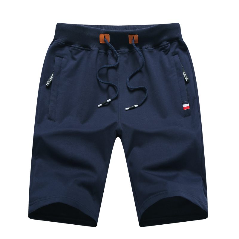 Zomerse Grote Maten Shorts Heren Sport Katoen Strand Gebreid