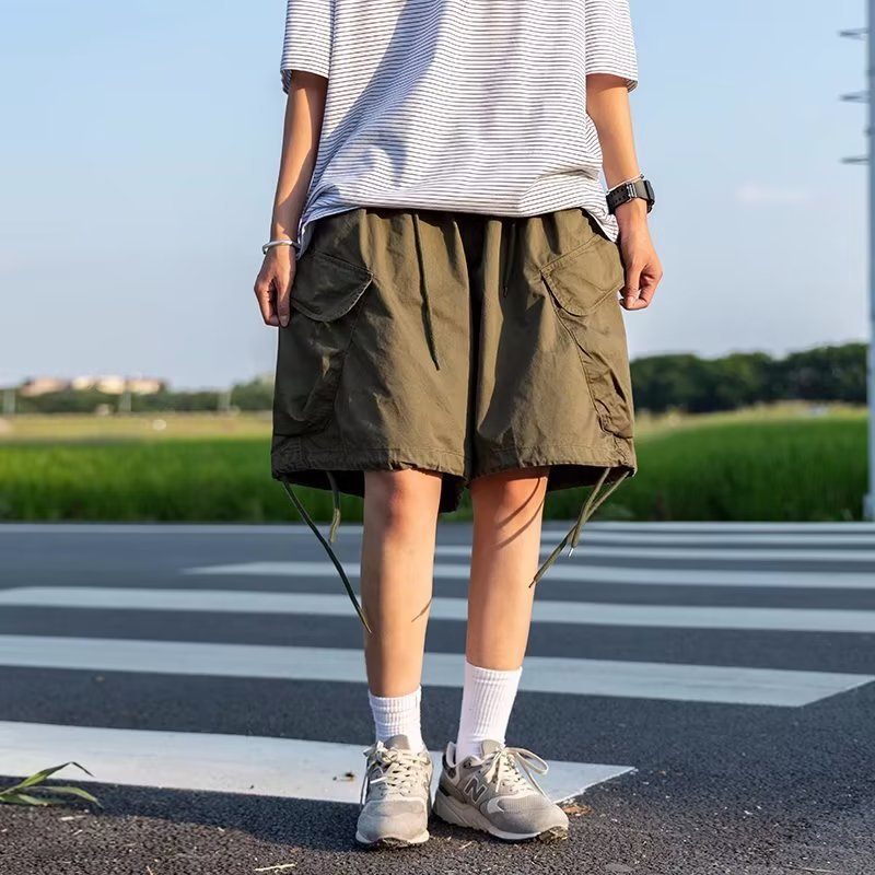 Zomerse Wijde Pijpen Korte Broek Heren Losse Vijfpuntsbroek