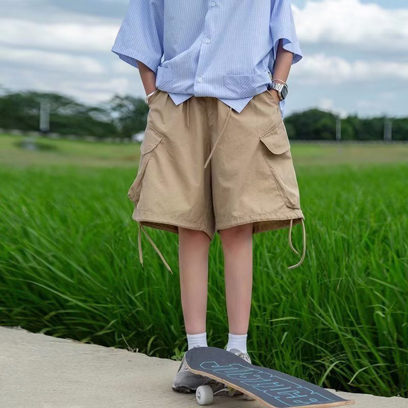 Zomerse Wijde Pijpen Korte Broek Heren Losse Vijfpuntsbroek