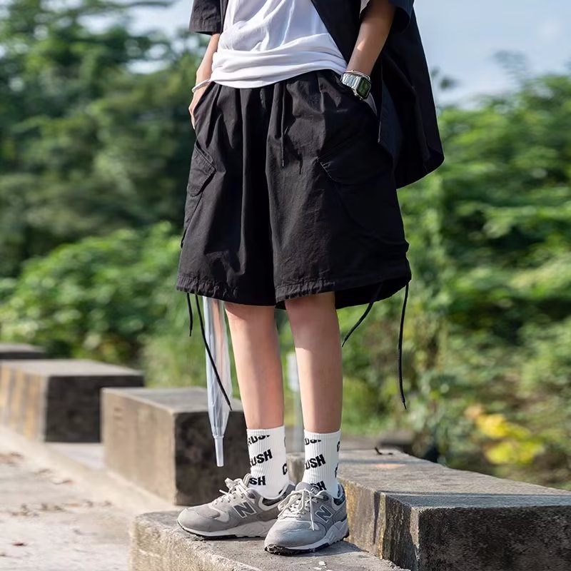 Zomerse Wijde Pijpen Korte Broek Heren Losse Vijfpuntsbroek