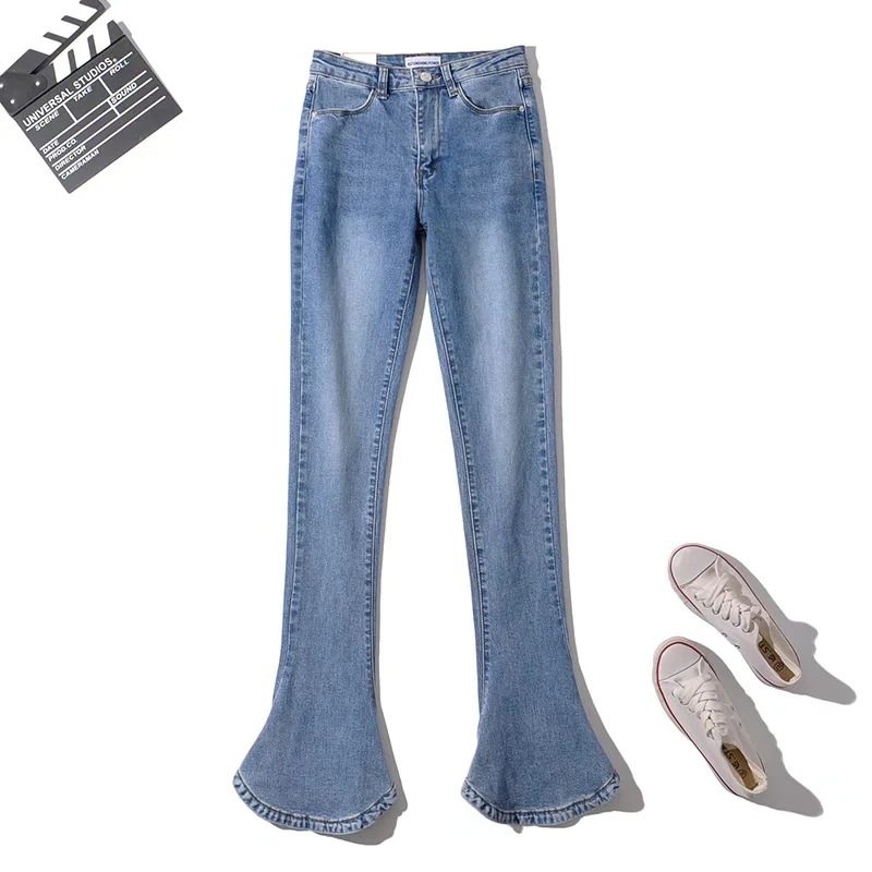 Bootcut Damesjeans Met Hoge Taille