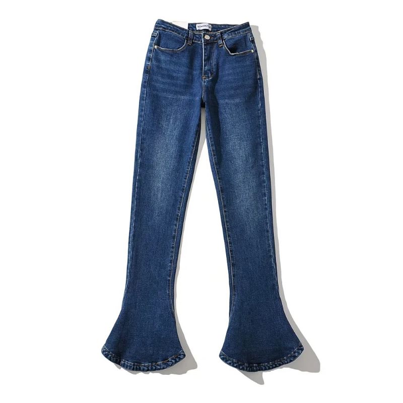 Bootcut Damesjeans Met Hoge Taille