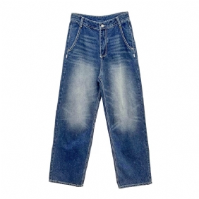 Dames Jeans Mode Vintage Doorstikken