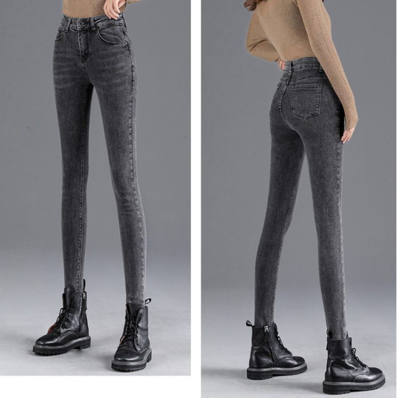 Stretch High Waist Jeans Dames Skinny Slim