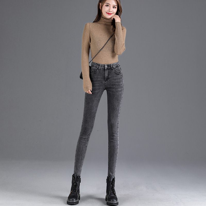 Stretch High Waist Jeans Dames Skinny Slim