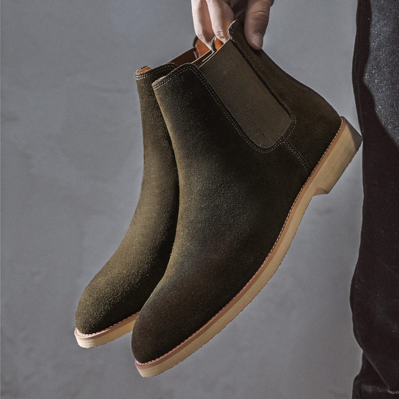 Chelsea Boots Heren Grote Maat 45 46 Leren Herfst En Winter Martin