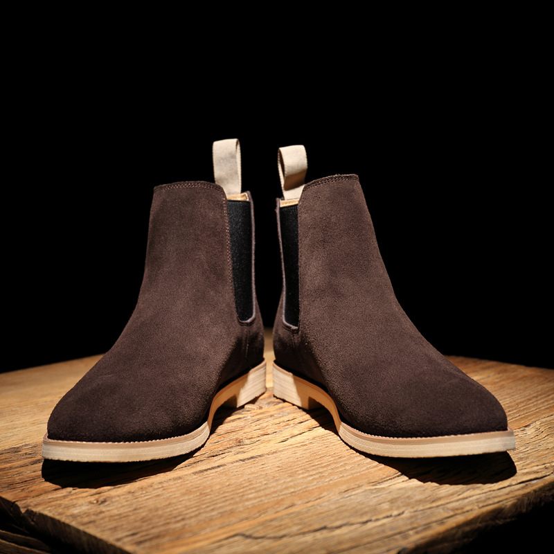 Chelsea Boots Heren Grote Maat 45 46 Leren Herfst En Winter Martin