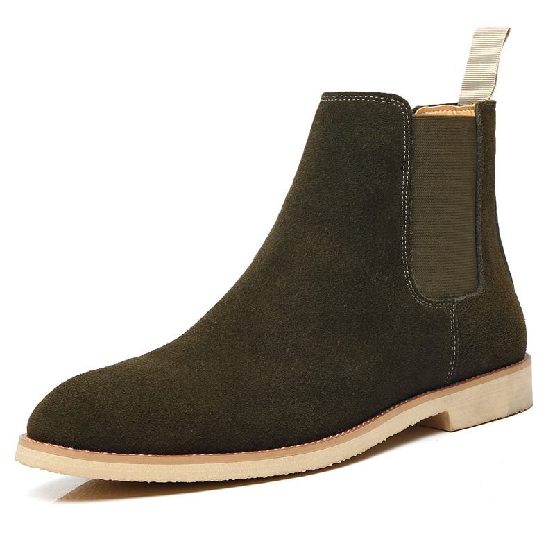 Chelsea Boots Heren Grote Maat 45 46 Leren Herfst En Winter Martin