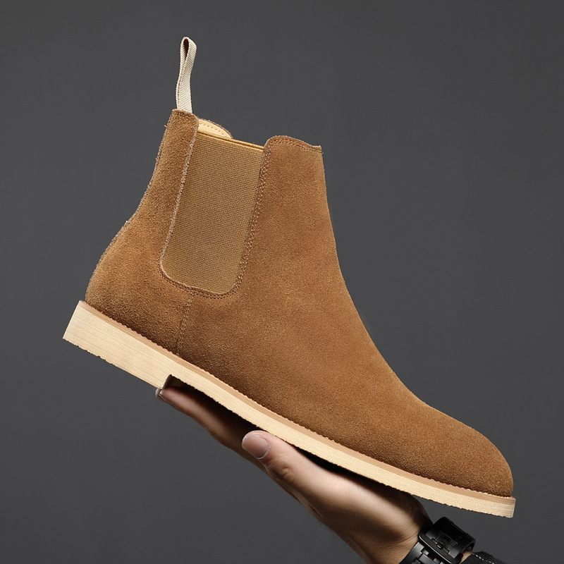 Chelsea Boots Heren Grote Maat 45 46 Leren Herfst En Winter Martin