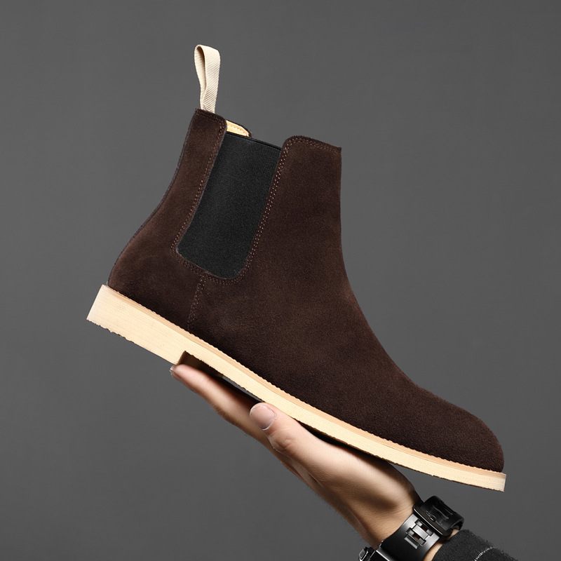 Chelsea Boots Heren Grote Maat 45 46 Leren Herfst En Winter Martin