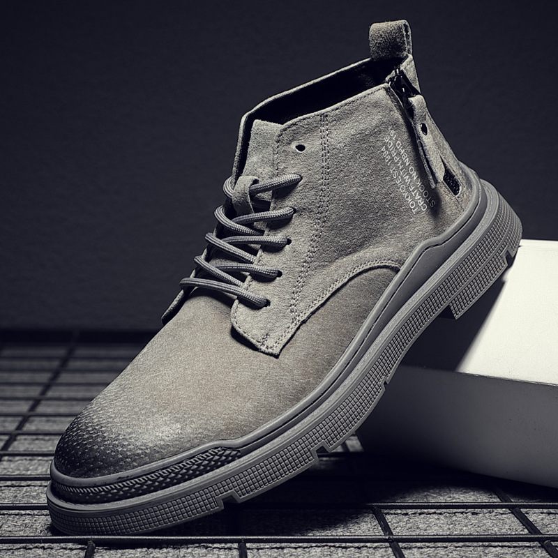 Martin Boots Heren High Top Nieuwe Retro Suède Desert Tooling Schoenen Trendy