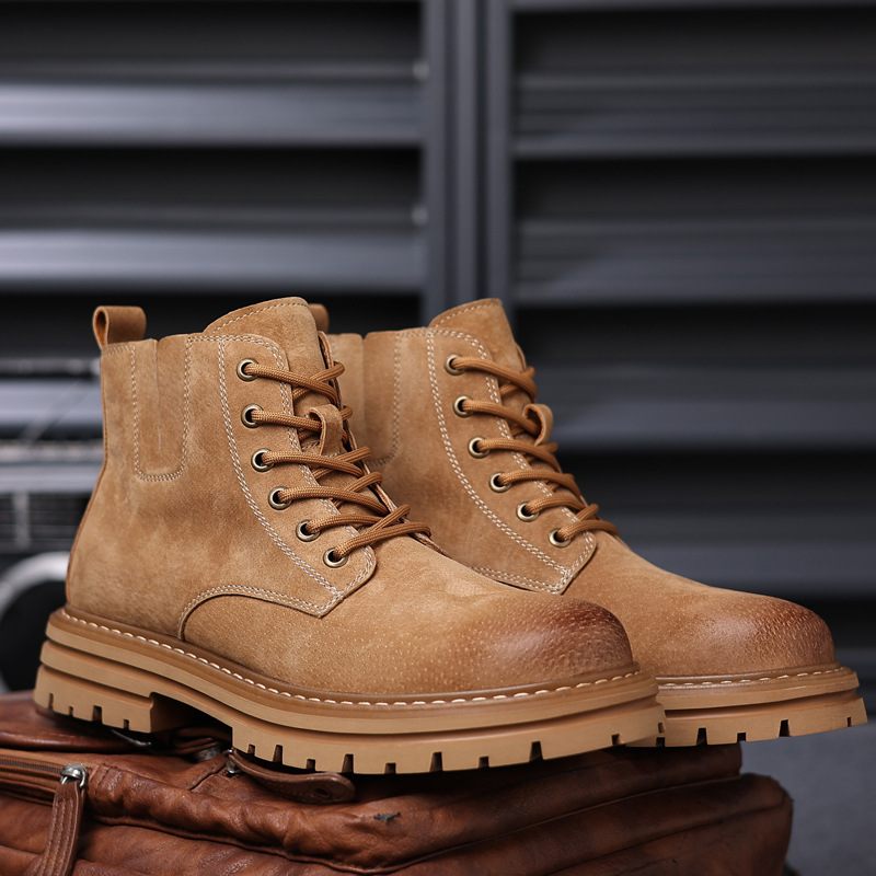 Martin Laarzen Heren Hoge Schoenen 2024 Herfst Casual Leren Retro Korte Mid-top Desert Tooling