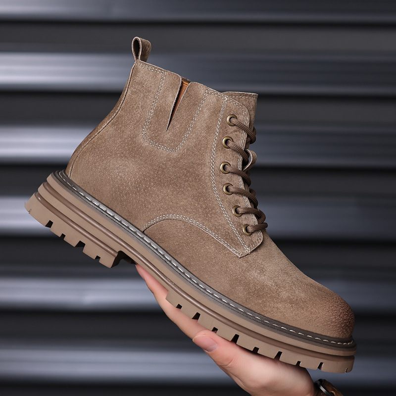 Martin Laarzen Heren Hoge Schoenen 2024 Herfst Casual Leren Retro Korte Mid-top Desert Tooling