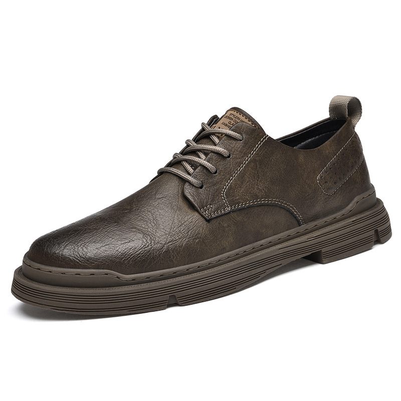 Tooling Schoenen Heren Nieuwe Herfst En Winter Platte Martin Laarzen Lage Zachte Bodem Ondergrond Casual Kleding