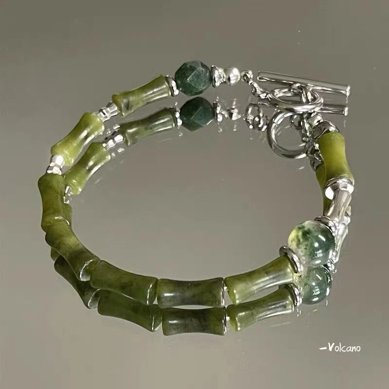 Herfst En Winter Nieuwe Mode Natuurlijke Jade Armband Bamboe