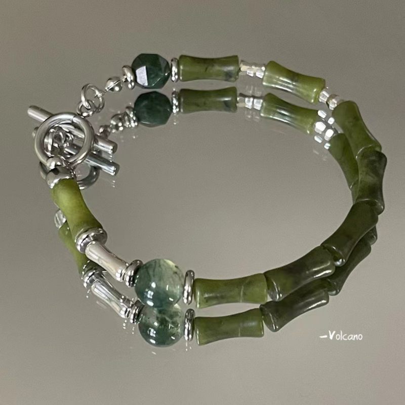 Herfst En Winter Nieuwe Mode Natuurlijke Jade Armband Bamboe