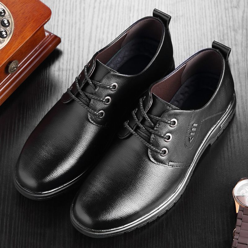 2024 Lente Nieuwe Herenschoenen Heren Business Casual Dress Schoenen Familie Echt Lederen