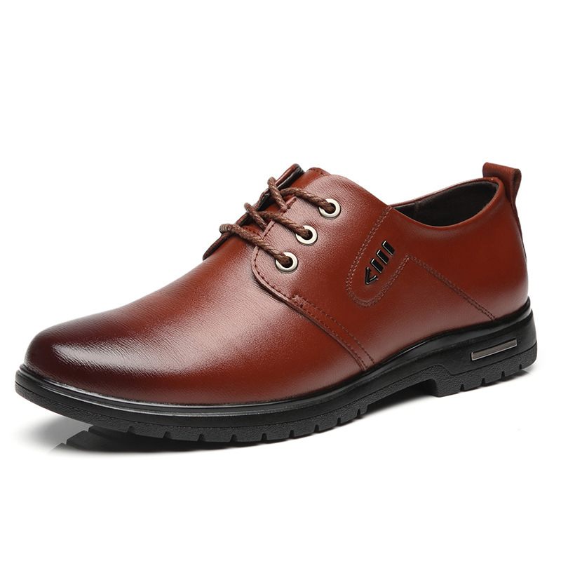 2024 Lente Nieuwe Herenschoenen Heren Business Casual Dress Schoenen Familie Echt Lederen