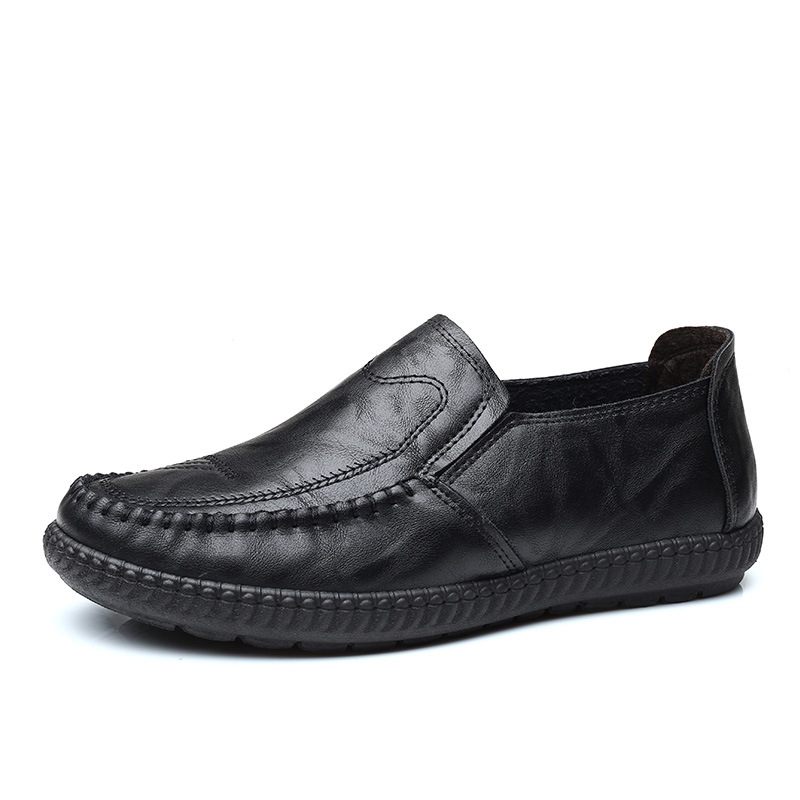 2024 Nieuwe Casual Dress Schoenen Mannen Ademende Slip-on Erwten Lente En Herfst Sets Van Voeten Zomer Lok Fu Trendy