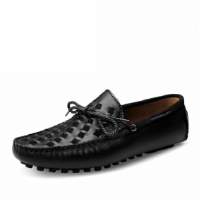 Bruine Bonen Schoenen Heren Nette Zachte Zool Casual Loafer Geklede Jeugd Trendy Outdoor Leren Herenschoenen