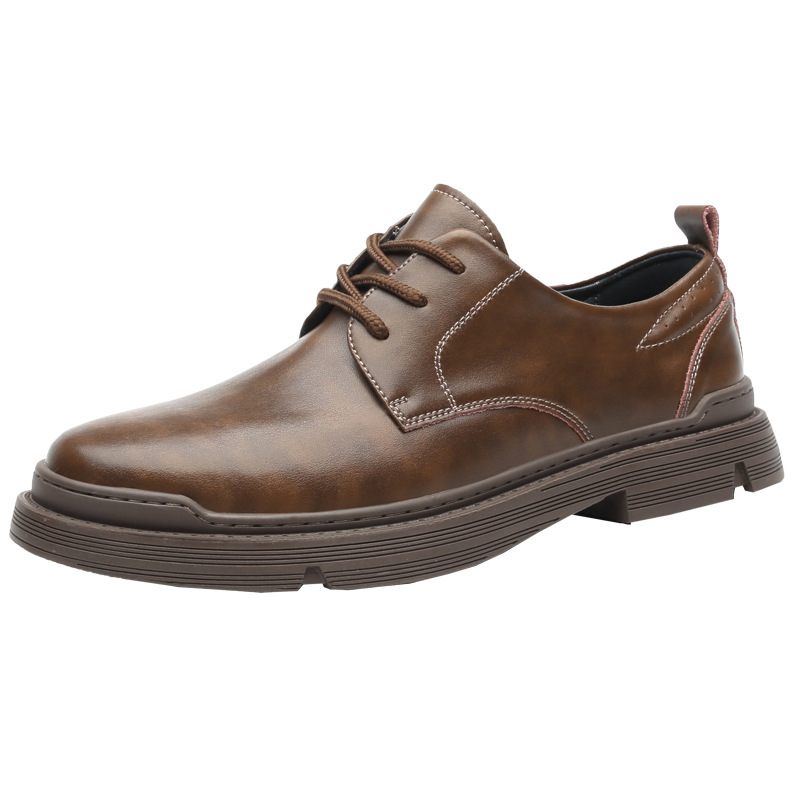 Formele Herenschoenen 45 Echt Lederen Martin Schoenen Grote Maat 46 Business Casual Kleding 47 Retro