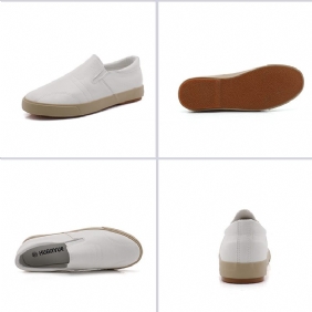 Slip Op Casual Elastische Herenschoenen Lage Top Geklede Schoenen Zomer Lichtgewicht Rubberen Kaki Flats